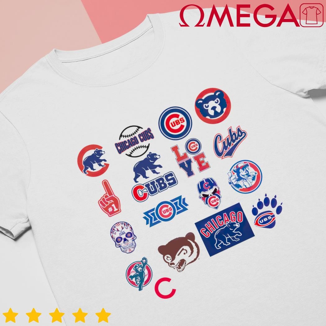 Chicago Cubs logo bundle team baseball shirt, hoodie, sweater, long sleeve  and tank top