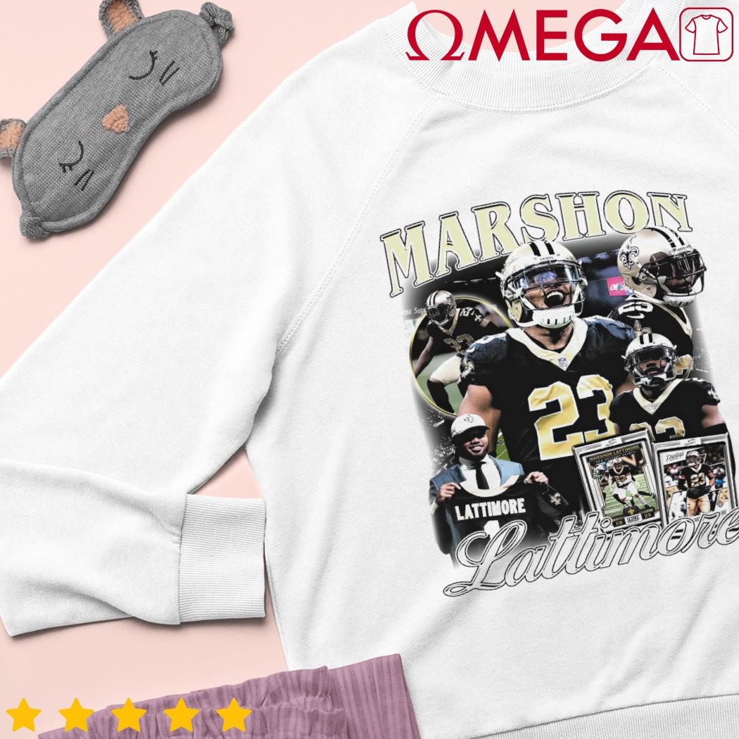 Official new orleans saints marshon lattimore T-shirts, hoodie, tank top,  sweater and long sleeve t-shirt