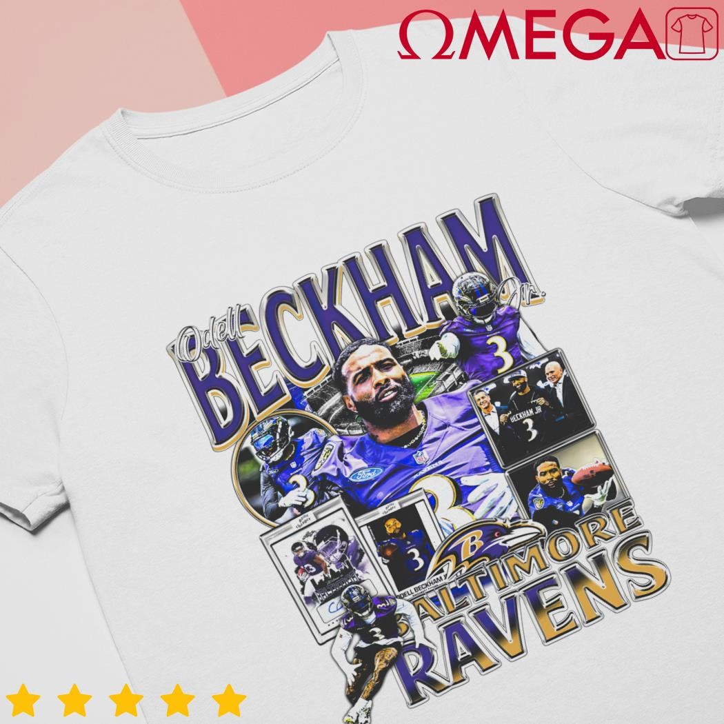 Official Odell Beckham Jr 3 Baltimore Ravens shirt, hoodie, sweater, long  sleeve and tank top