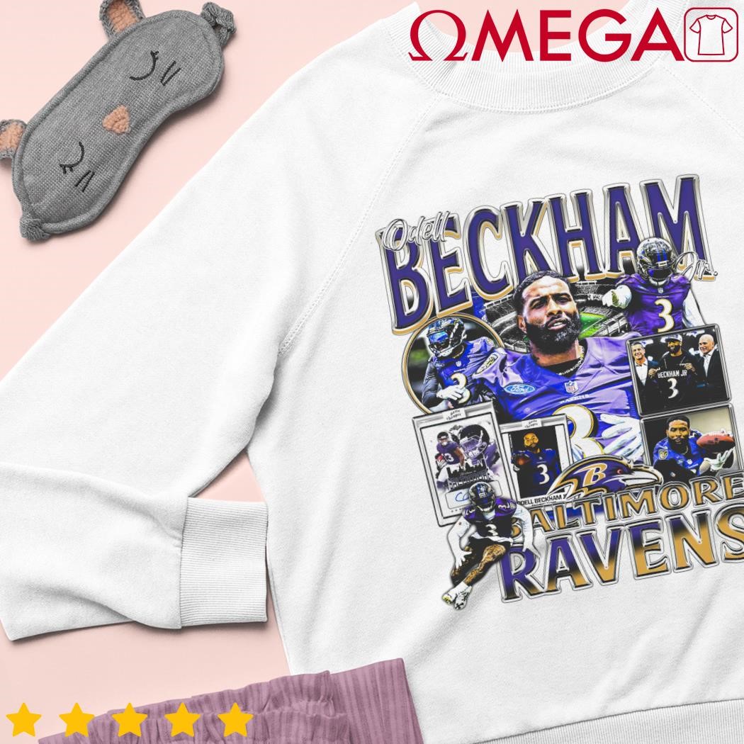 Official Odell Beckham Jr 3 Baltimore Ravens shirt, hoodie, sweater, long  sleeve and tank top