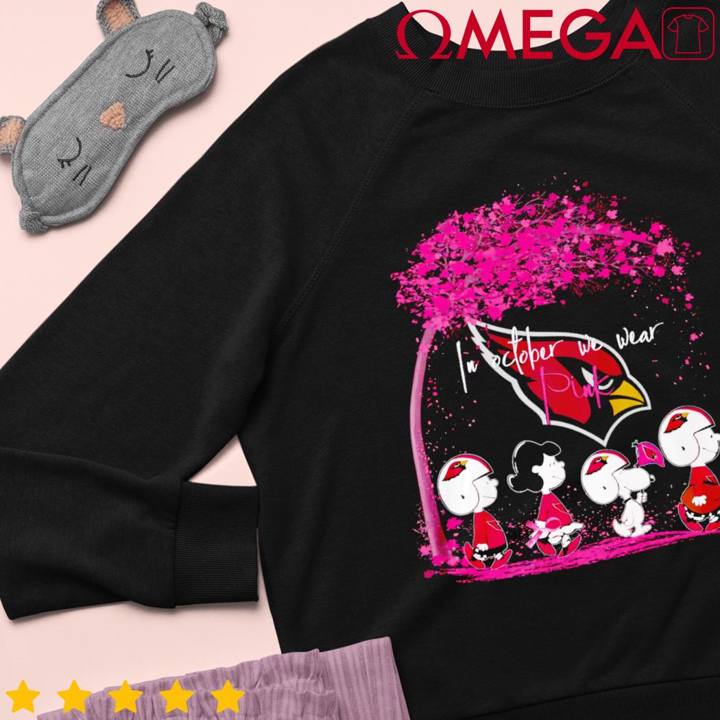 Official Arizona Cardinals In October We Wear Pink 2023 T-Shirt, hoodie,  sweater, long sleeve and tank top