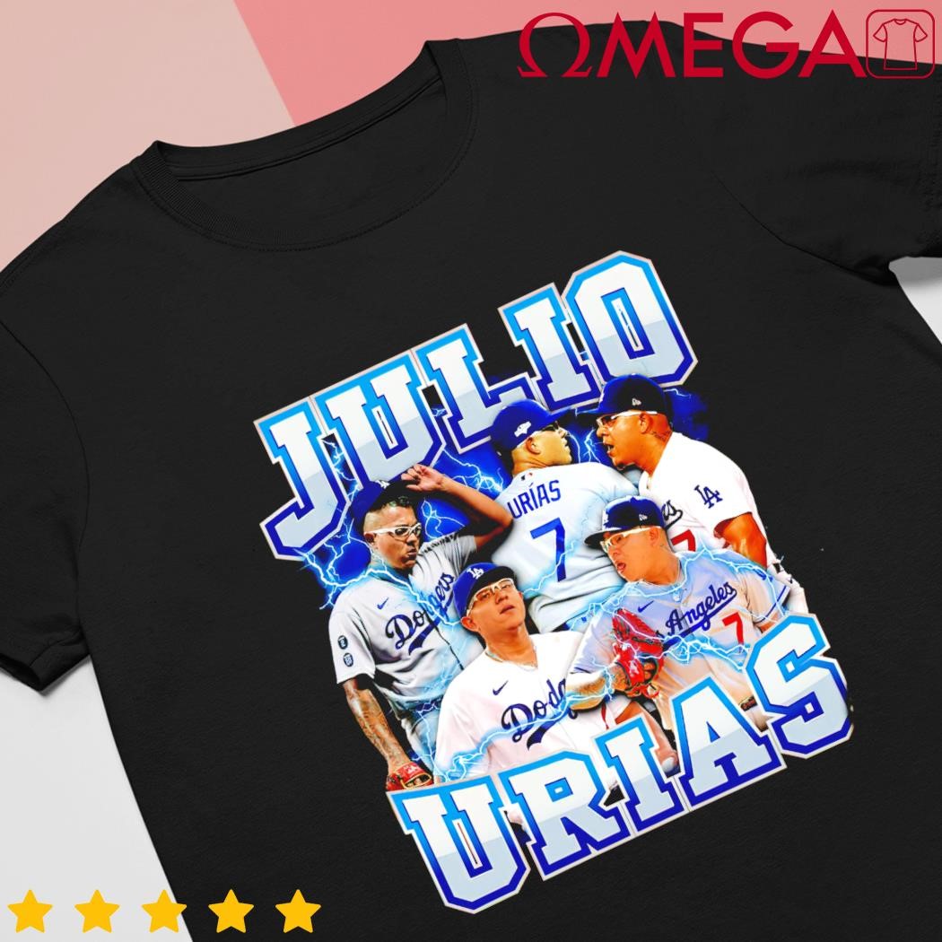 Julio Urias Shirt, Los Angeles Baseball Men's Cotton T-Shirt