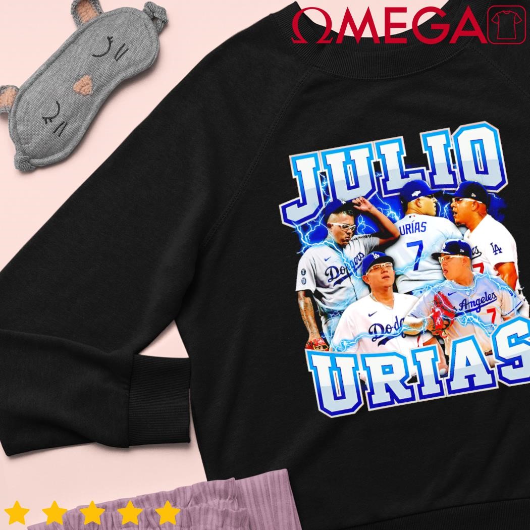 Julio Urias Shirt, Los Angeles Baseball Men's Cotton T-Shirt