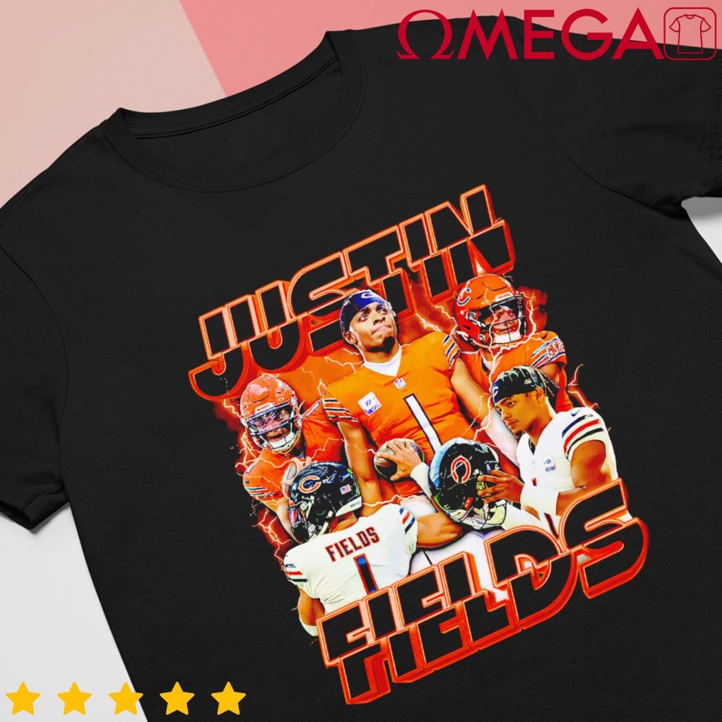 Official chicago Bears Justin Fields T-Shirt, hoodie, tank top, sweater and  long sleeve t-shirt