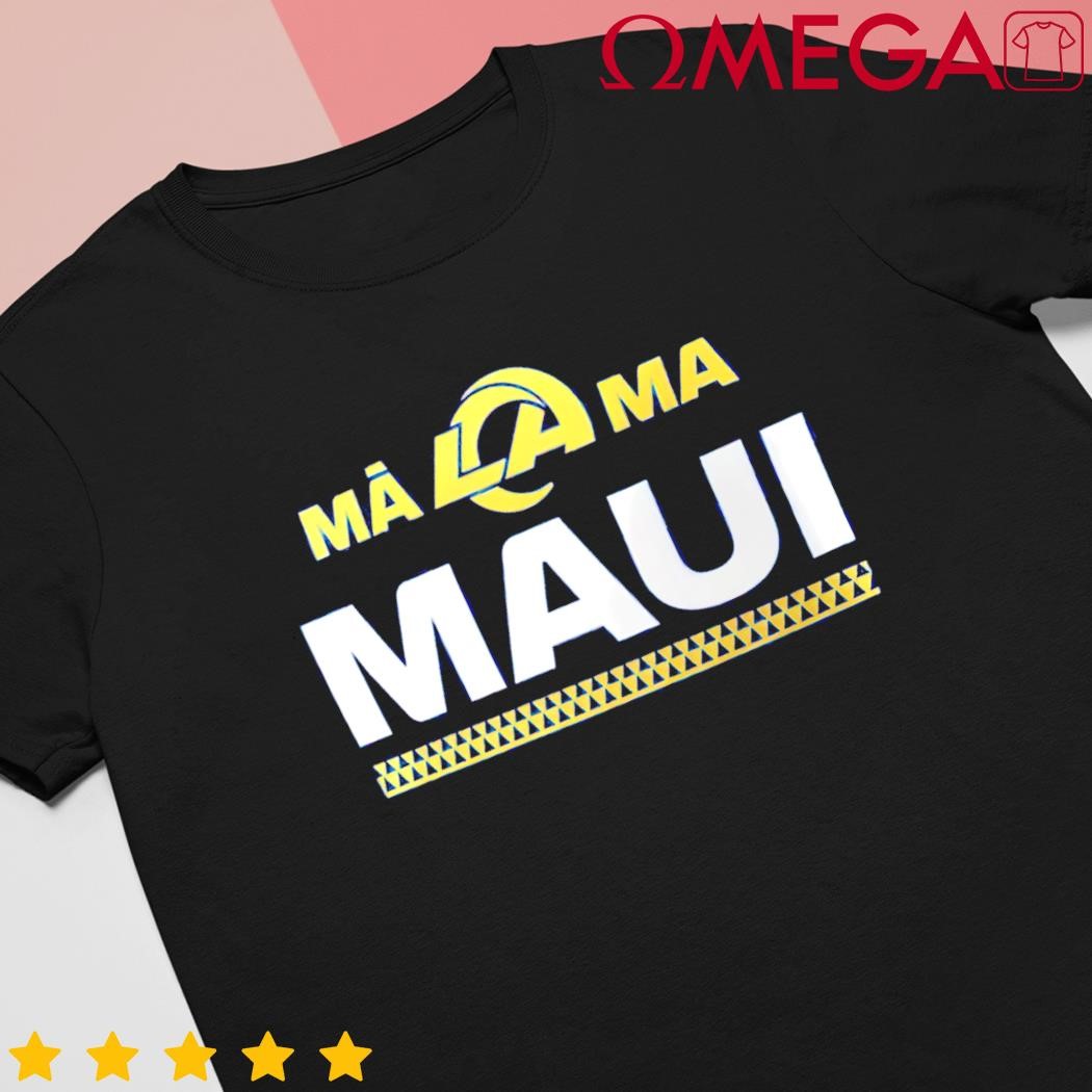 Los Angeles Rams Store Los Angeles Rams x Mãlama Maui Relief T