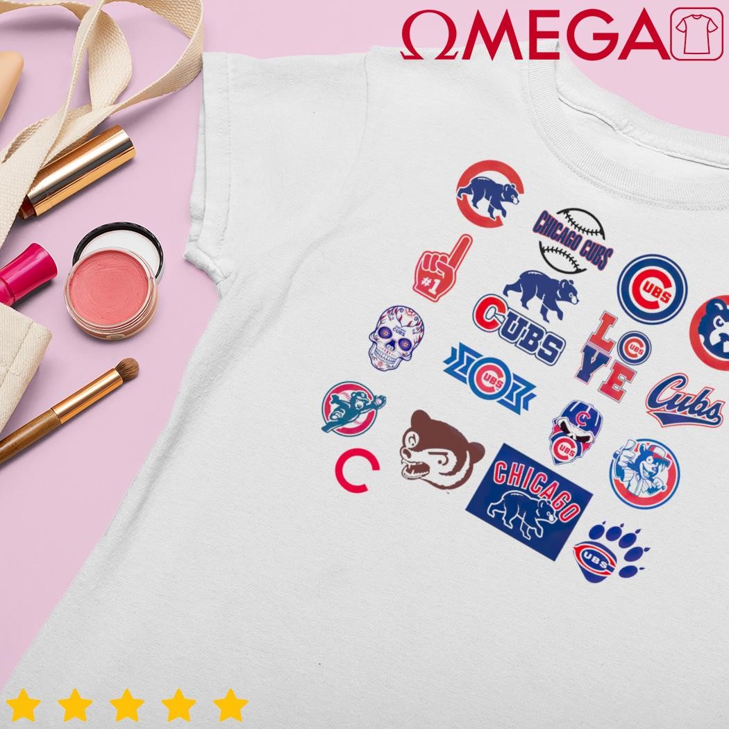 Chicago Cubs logo bundle team baseball shirt, hoodie, sweater, long sleeve  and tank top