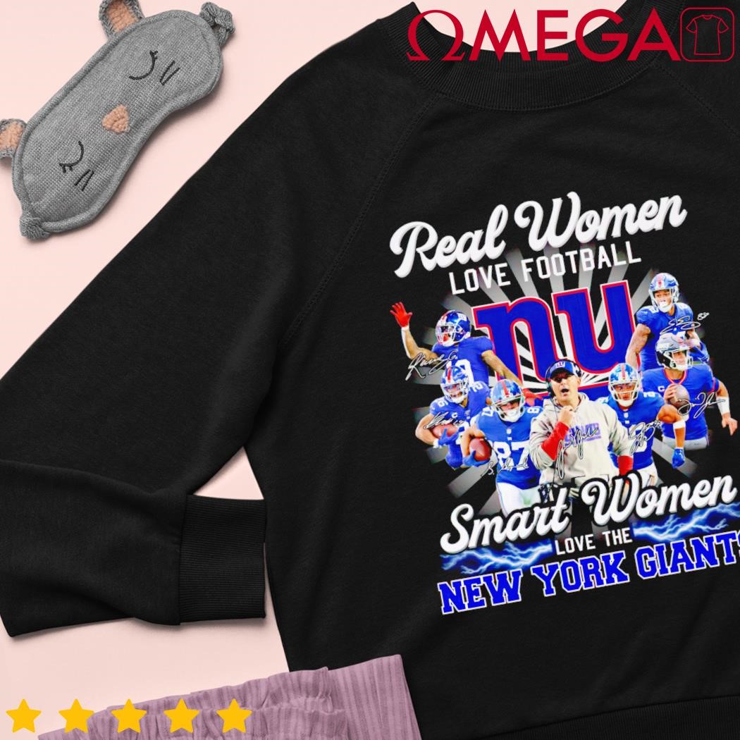 Real Women Love Football Smart Women Love The New York Giants T Shirt -  Growkoc