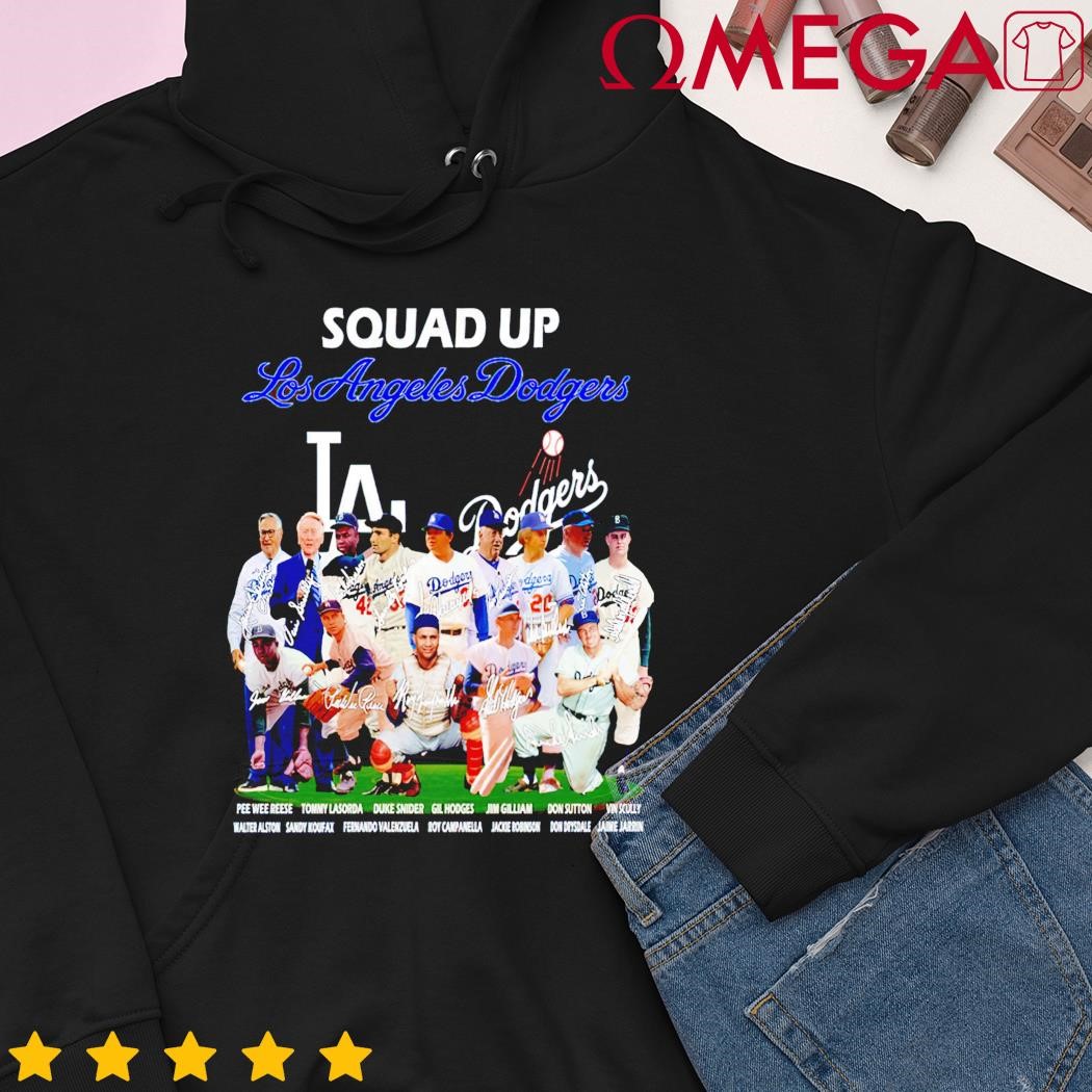 Squad Up Dodgers Signature All Star T-Shirt, hoodie, sweater, long