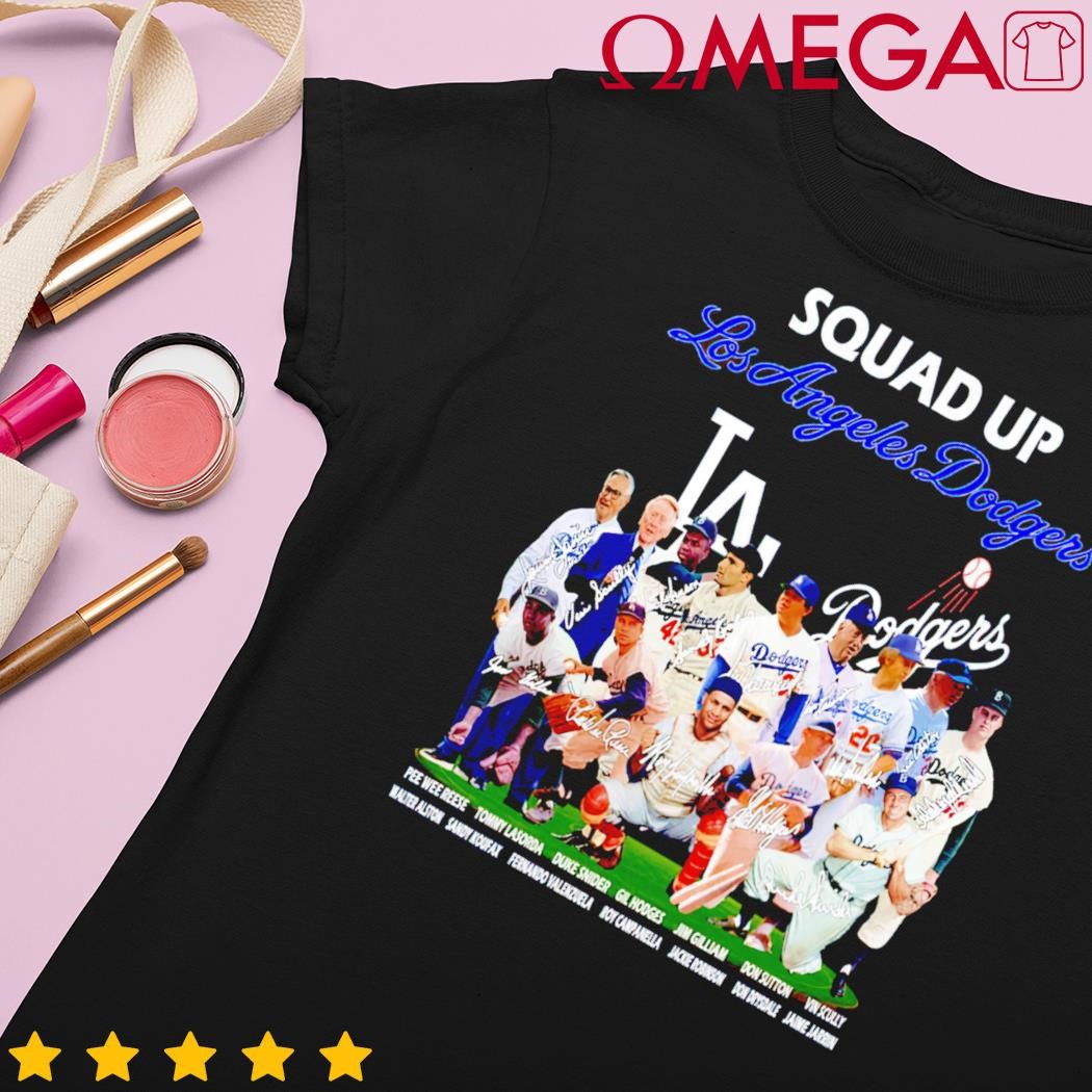 Squad Up Los Angeles Dodgers 2023 Signatures Shirt, hoodie, sweater, long  sleeve and tank top