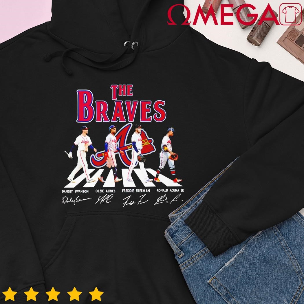 Official The Braves Abbey Road signatures shirt, hoodie