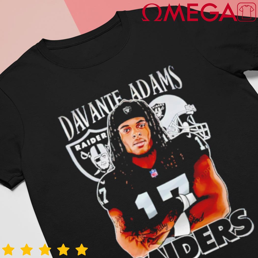 LONG SLEEVE Raiders Davante Adams Logo T-shirt 