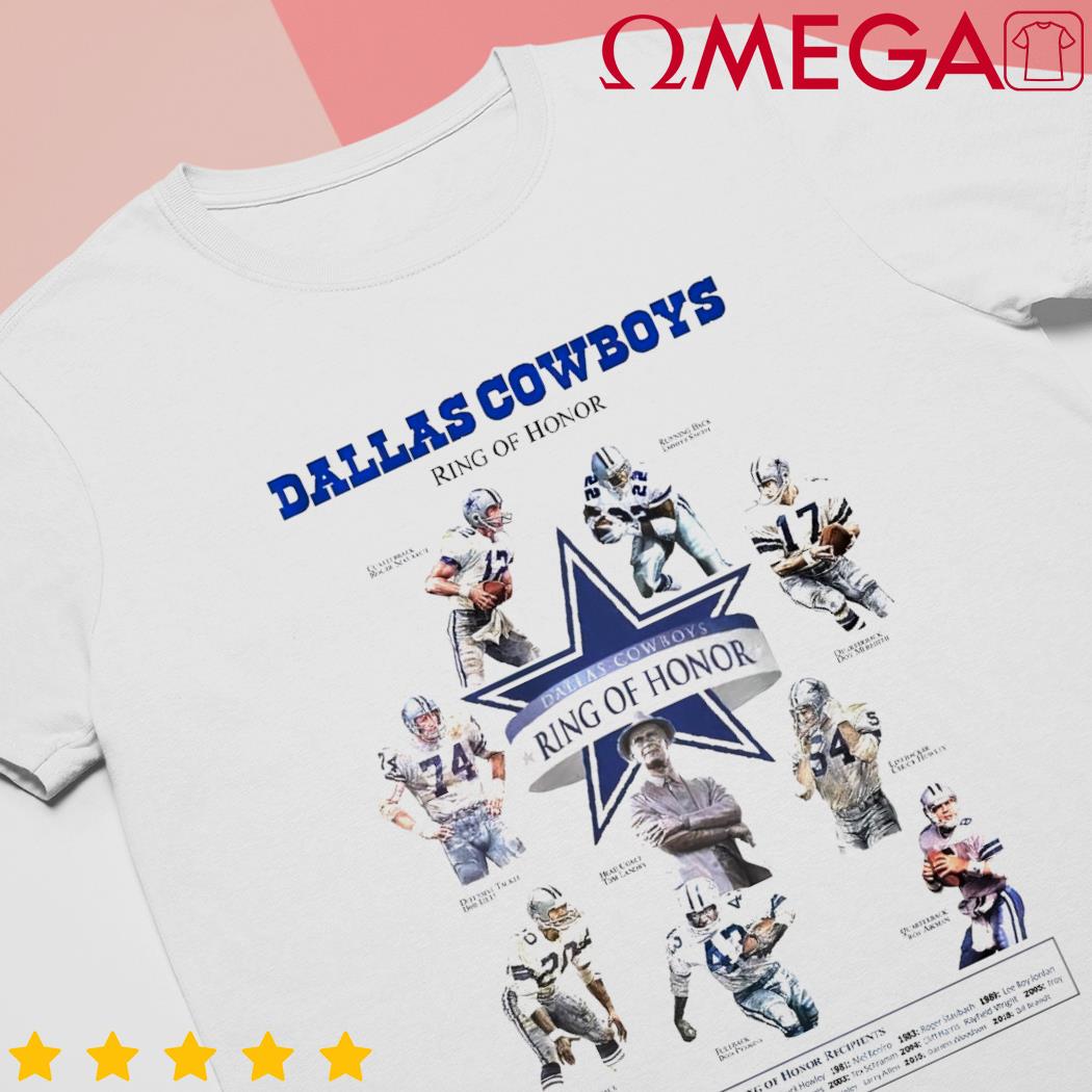 Buy Dallas Cowboys Ring Of Honor Shirt For Free Shipping CUSTOM XMAS  PRODUCT COMPANY