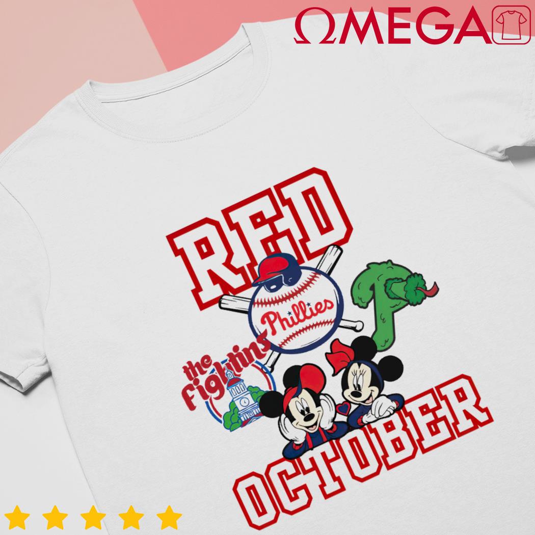 Phillies Red October Mickey Mouse shirt - Limotees
