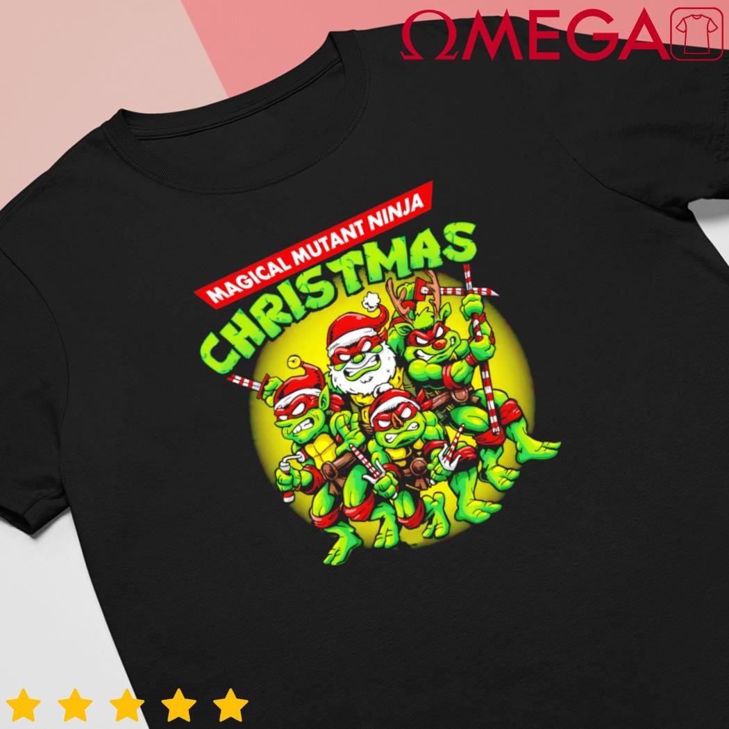 Ninja turtle style Christmas magical mutant ninja Christmas shirt - teejeep