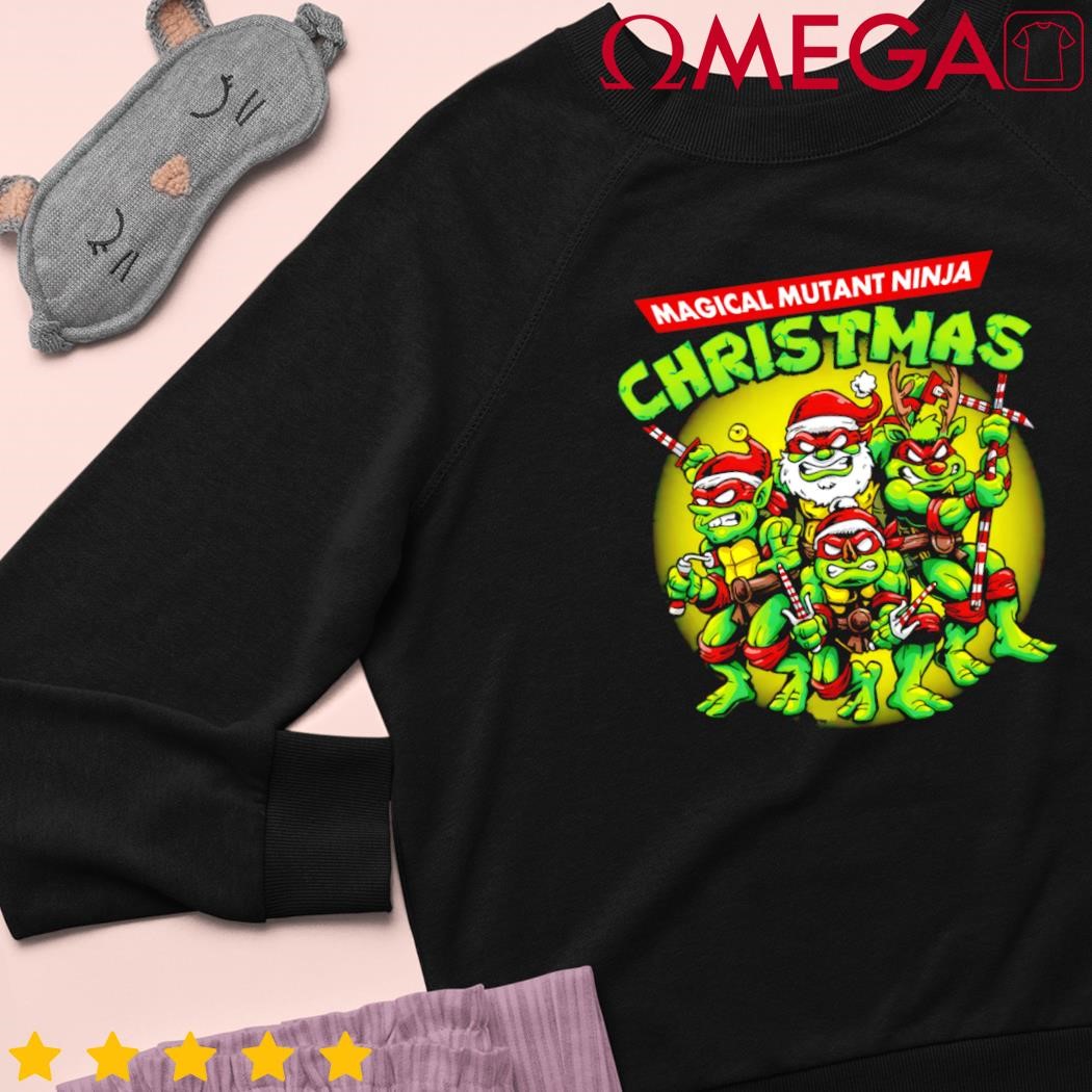 Ninja turtle style Christmas magical mutant ninja Christmas shirt - teejeep