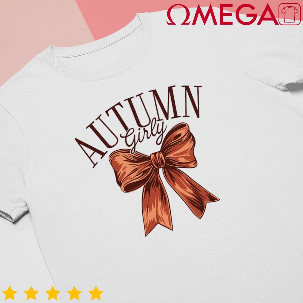 Autumn Girly Fall Fall Coquette Bow shirt