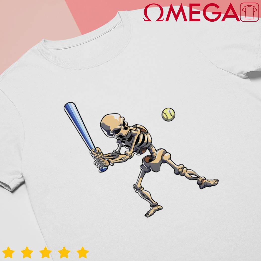 Baseball Skeleton Halloween Boy Baseball Halloween shirt