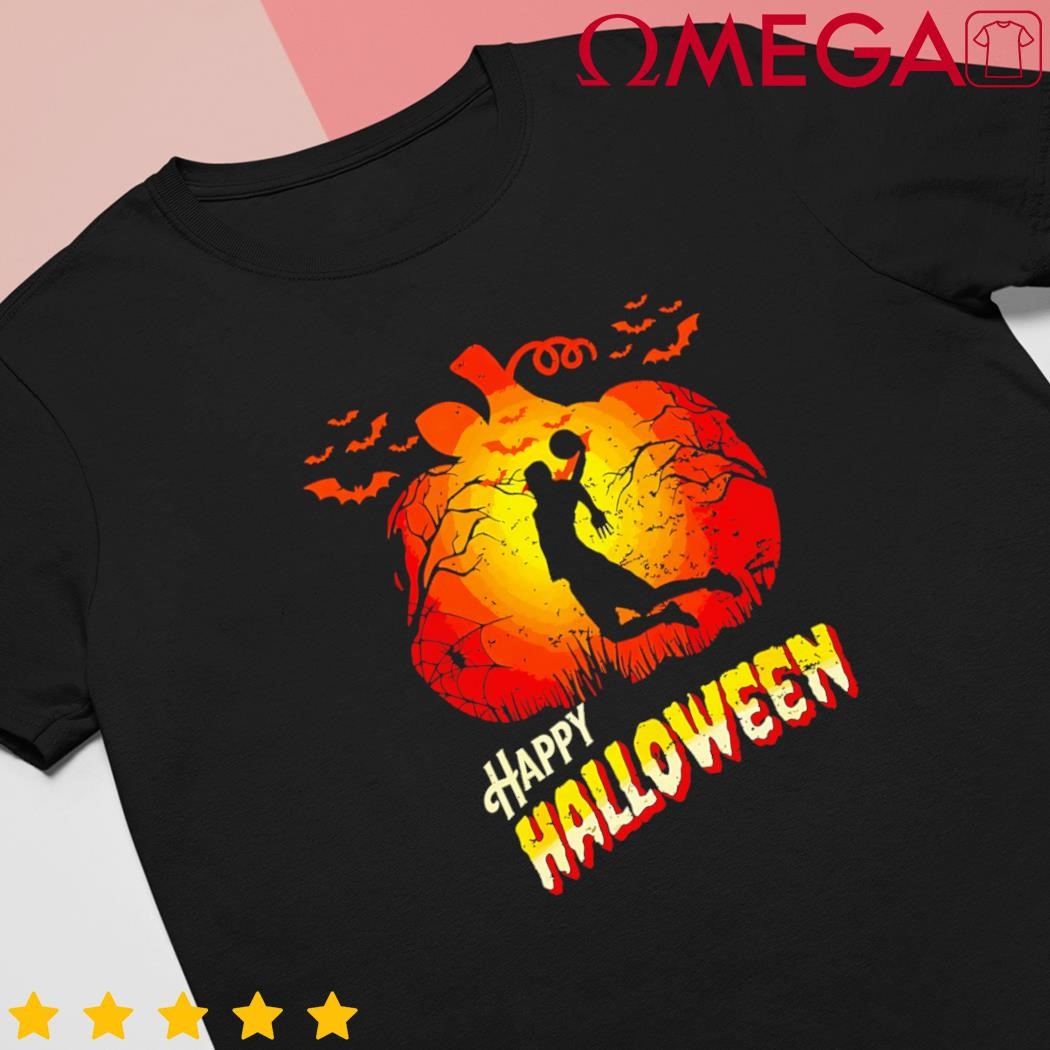 Basketball player dunk silhouette Halloween basketball fan retro shirt