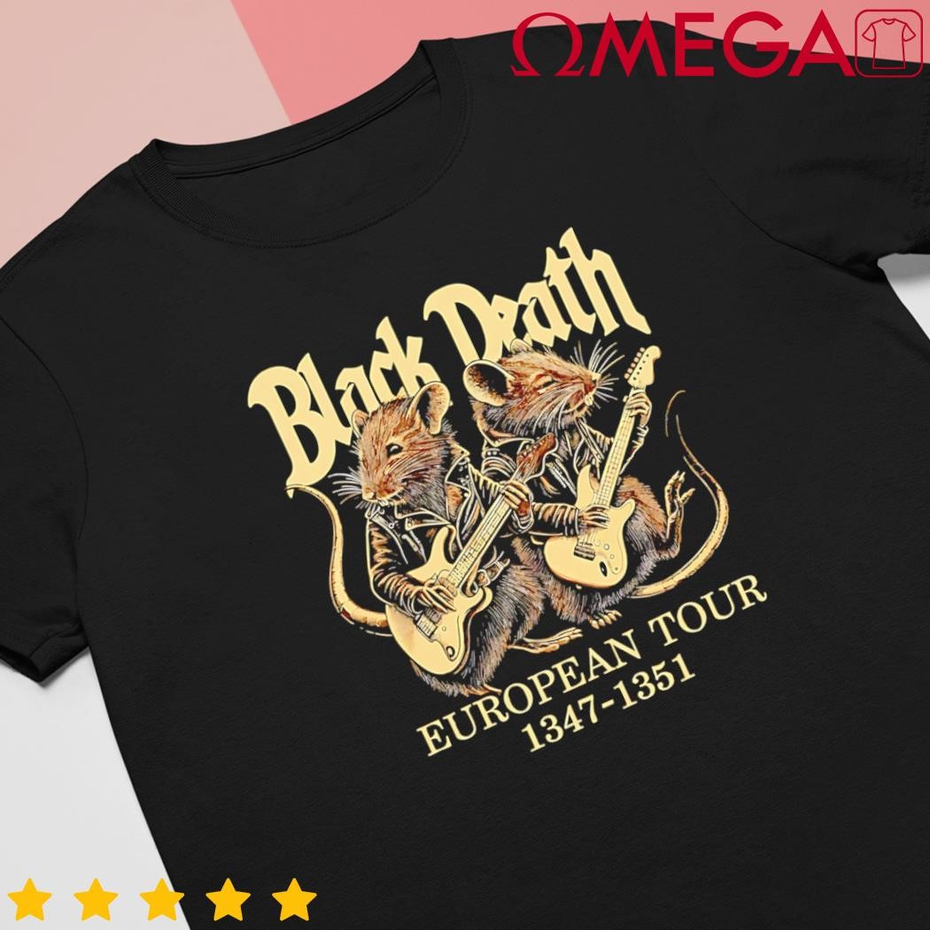 Black death European ren faire medieval history goth shirt