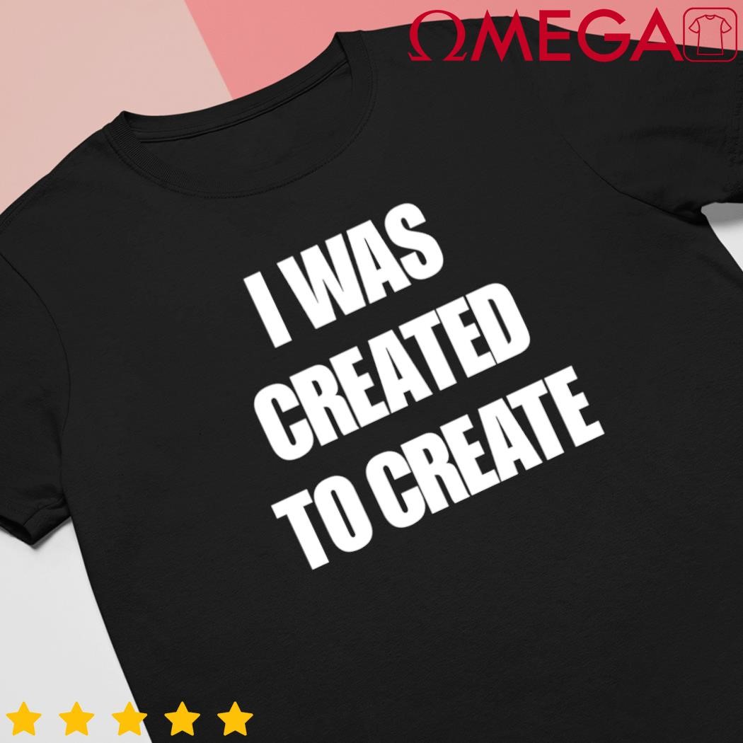 Caleb Plant wearing I was created to create shirt