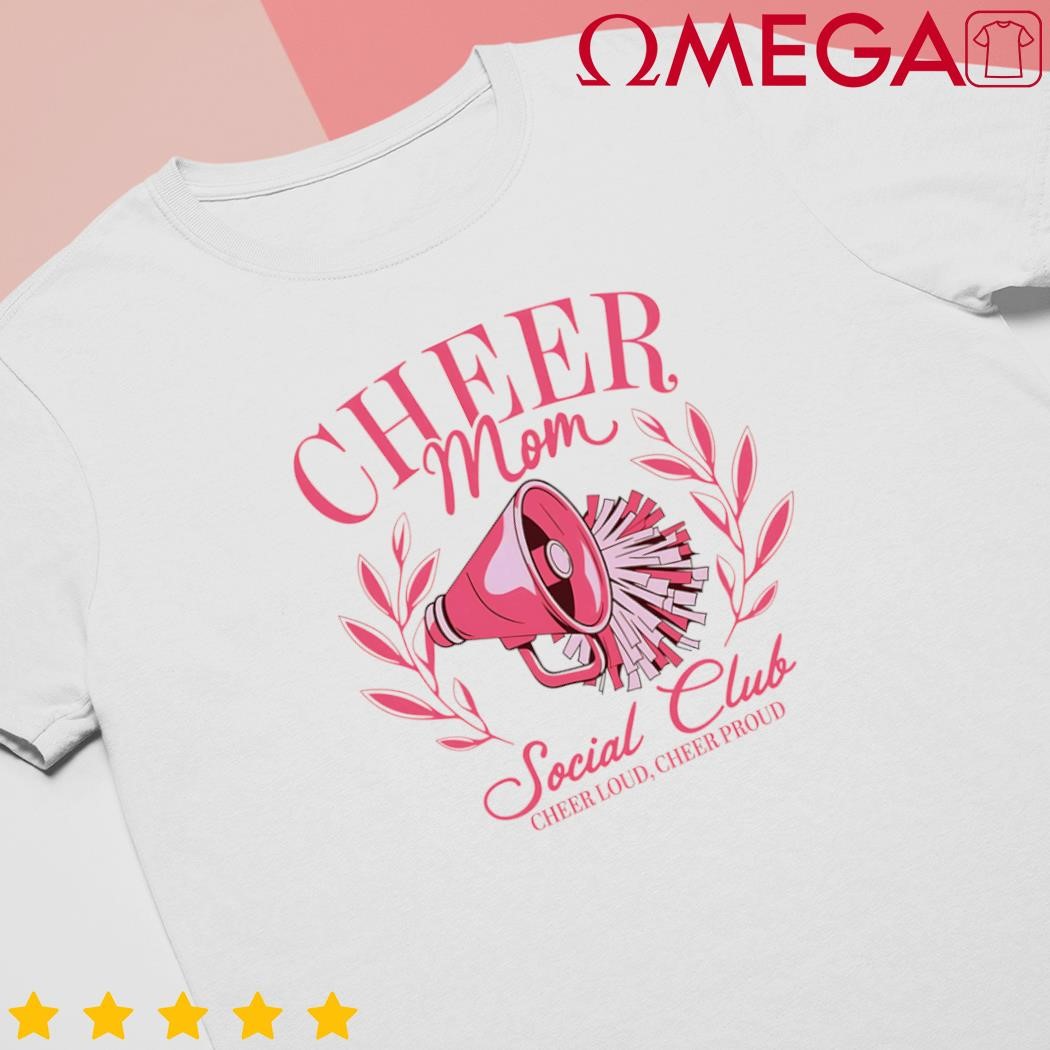 Cheer mom social club cheerleader shirt