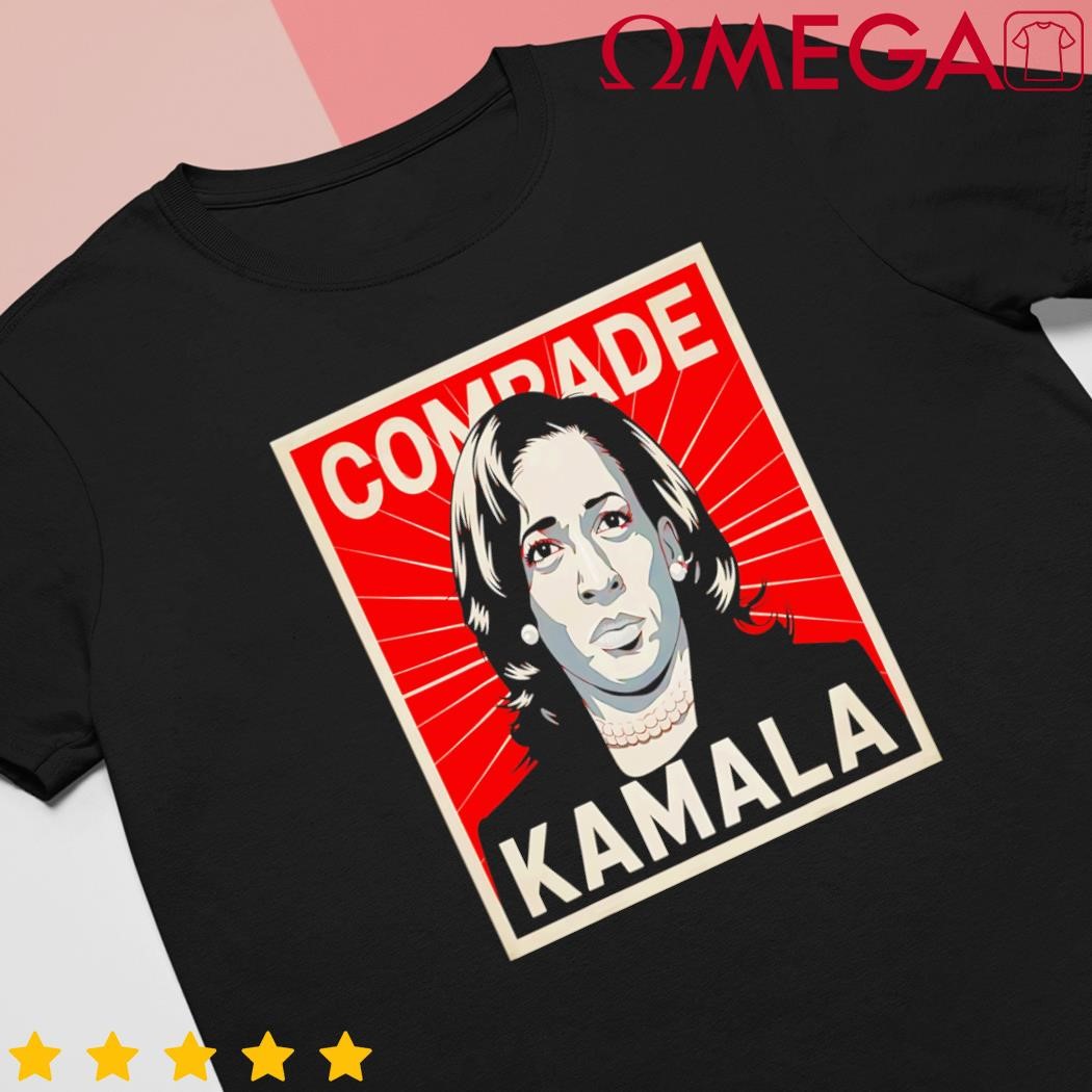 Comrade Kamala Political Wearing Pearls Harris 2024 Retro shirt