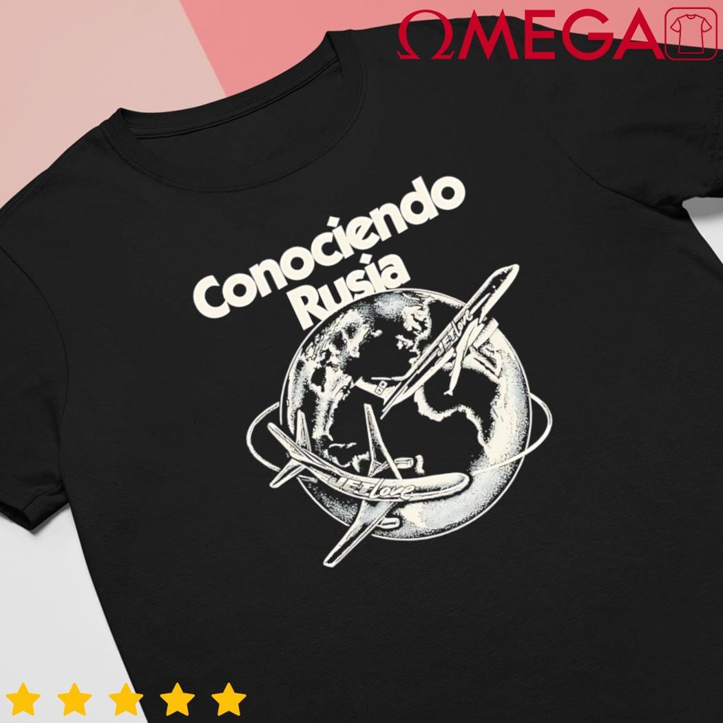 Conociendo Rusia Remera Jet Love Tour Retro shirt