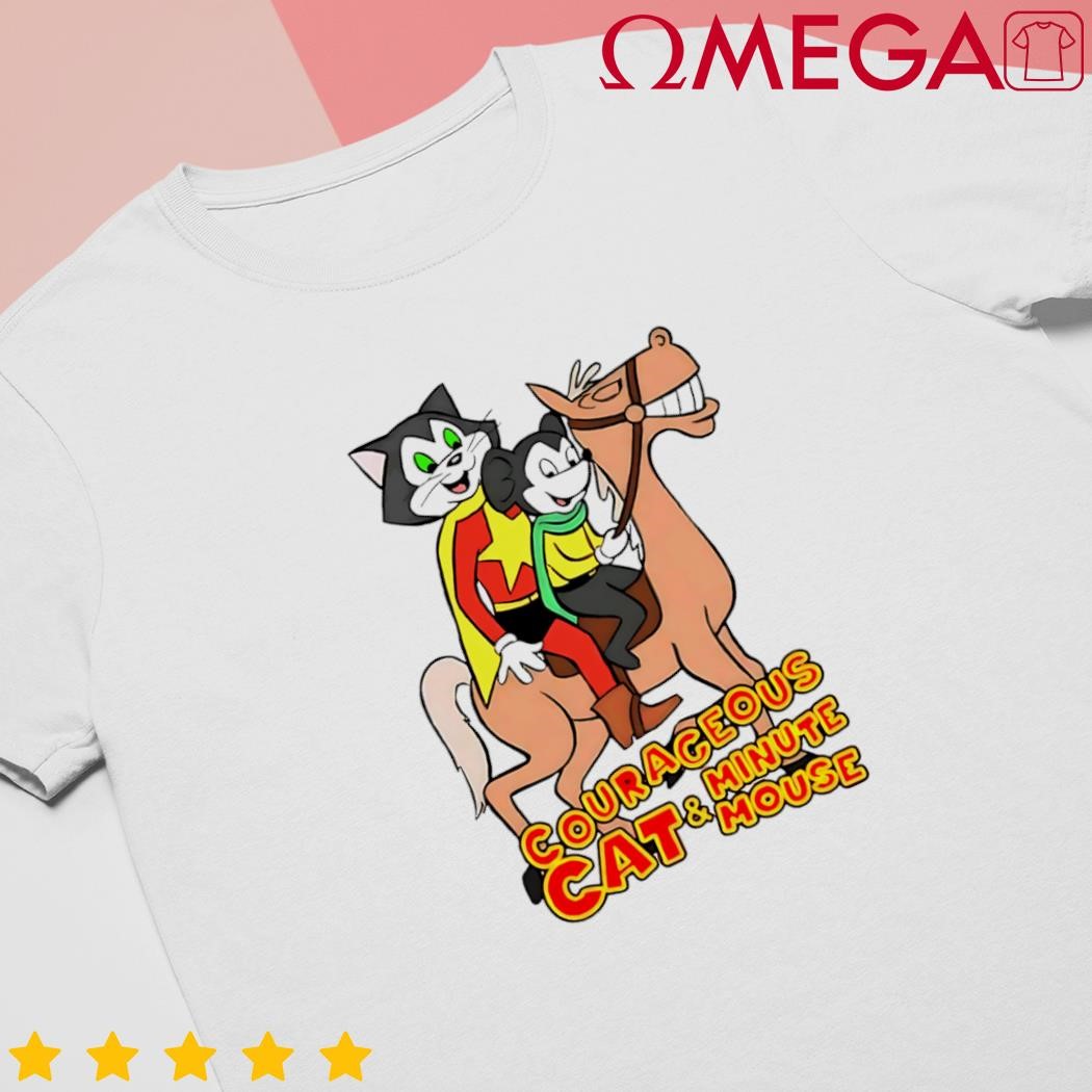 Courageous Cat and Minute Mouse Cartoon shirt