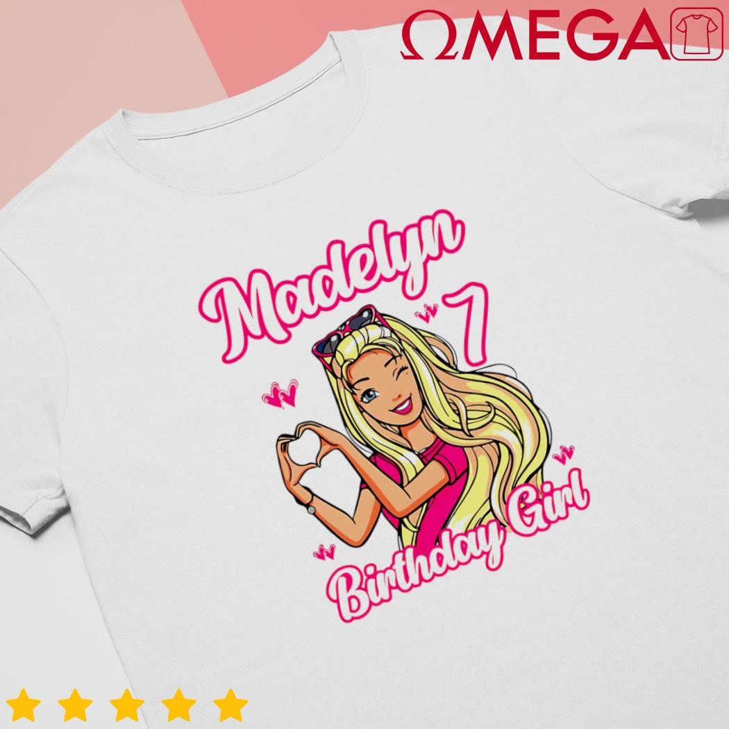 Custom Barbie Happy Birthday Girl Cartoon shirt