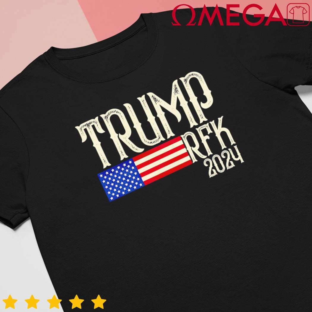 Donald Trump Rfk Jr 2024 Trump Kennedy US Flag shirt