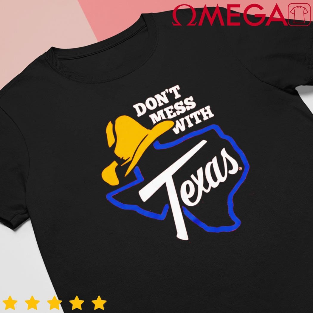 Don't mess with Texas map retro shirt