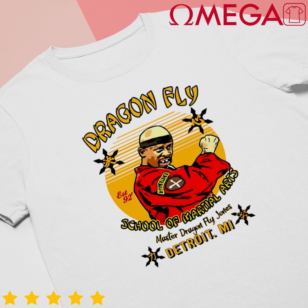 Dragon fly school of martial arts retro shirt