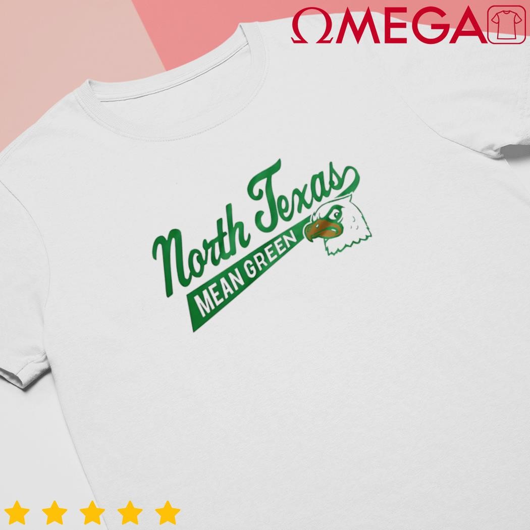 Eagle North Texas Mean Green Raglan shirt