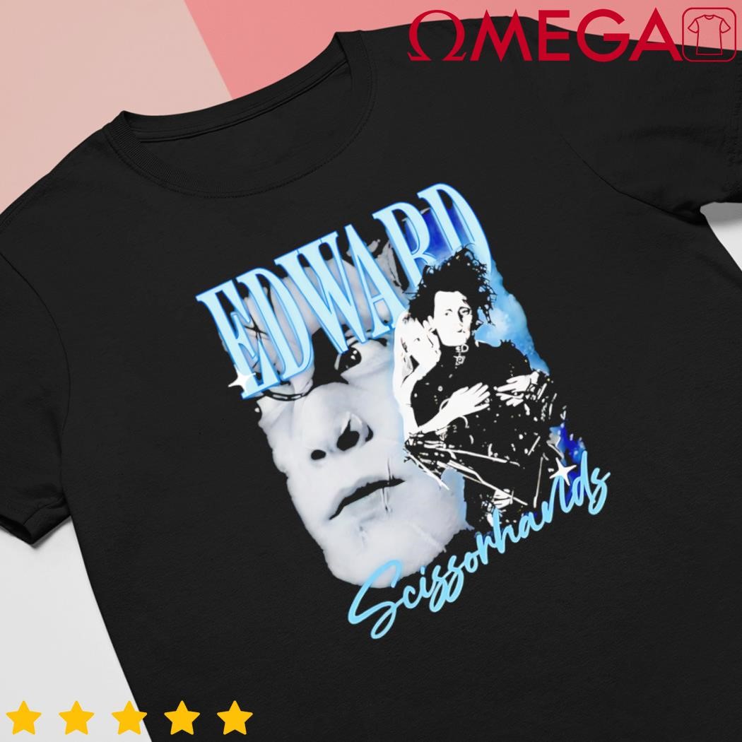 Edward Scissorhands Homage Y2k Graphic Retro shirt