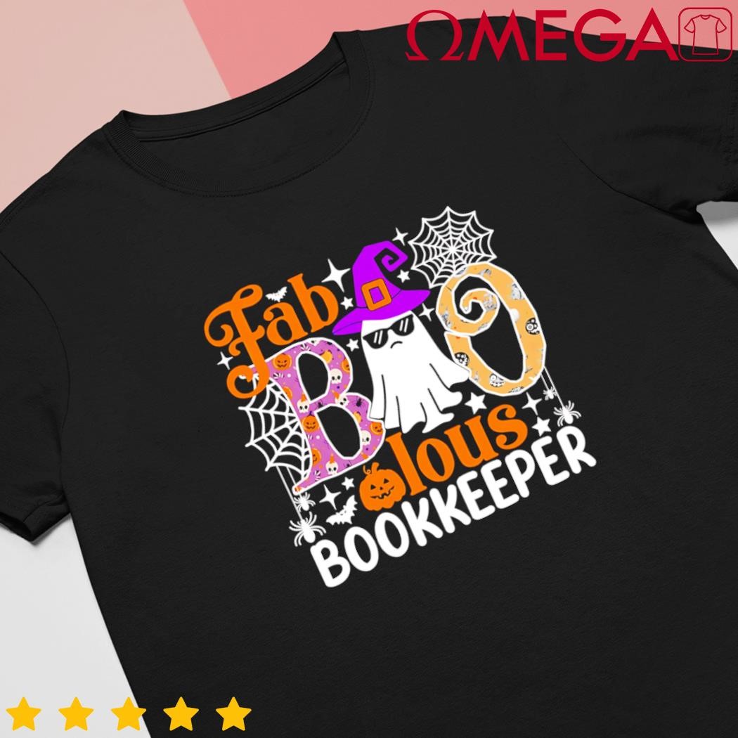 Fab boo lous bookkeeper Halloween costume shirt