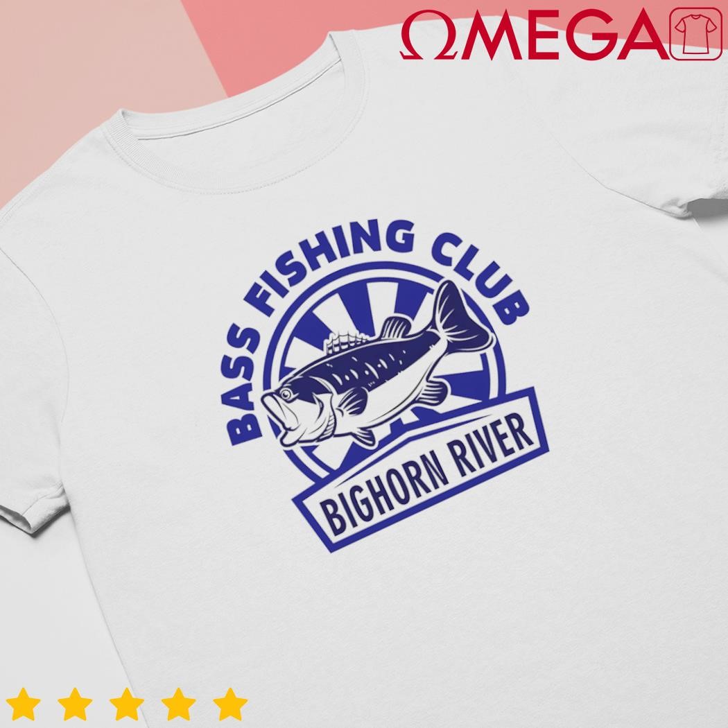 Fishing club bighorn river logo shirt