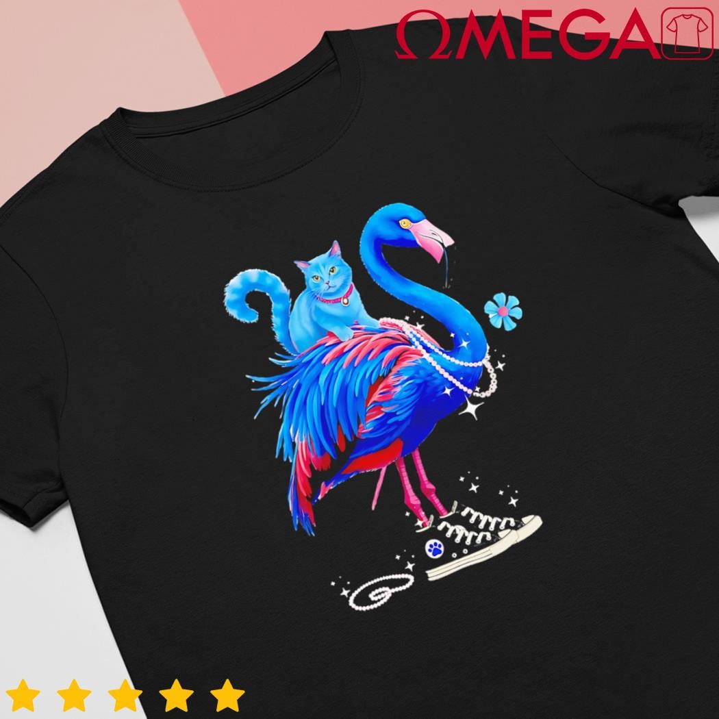 Flamingo Chucks and Pearls Cat Ladies Kamala 2024 shirt