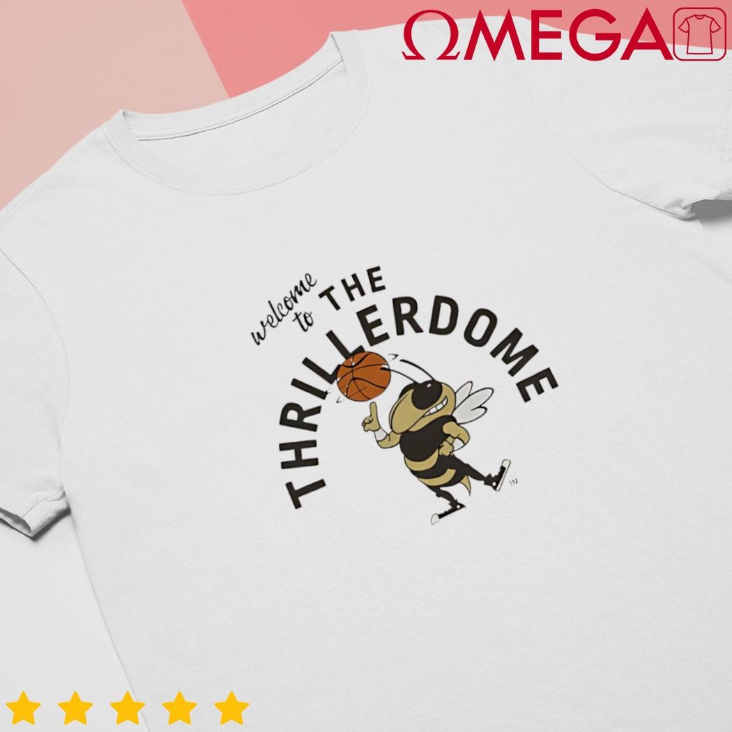 Georgia Tech basketball welcome to The Thrillerdome Buzz mascot shirt