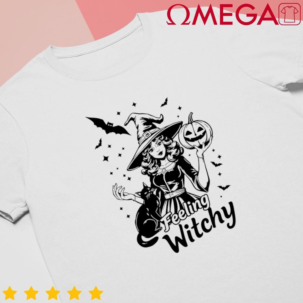 Halloween feeling witchy spooky season shirt