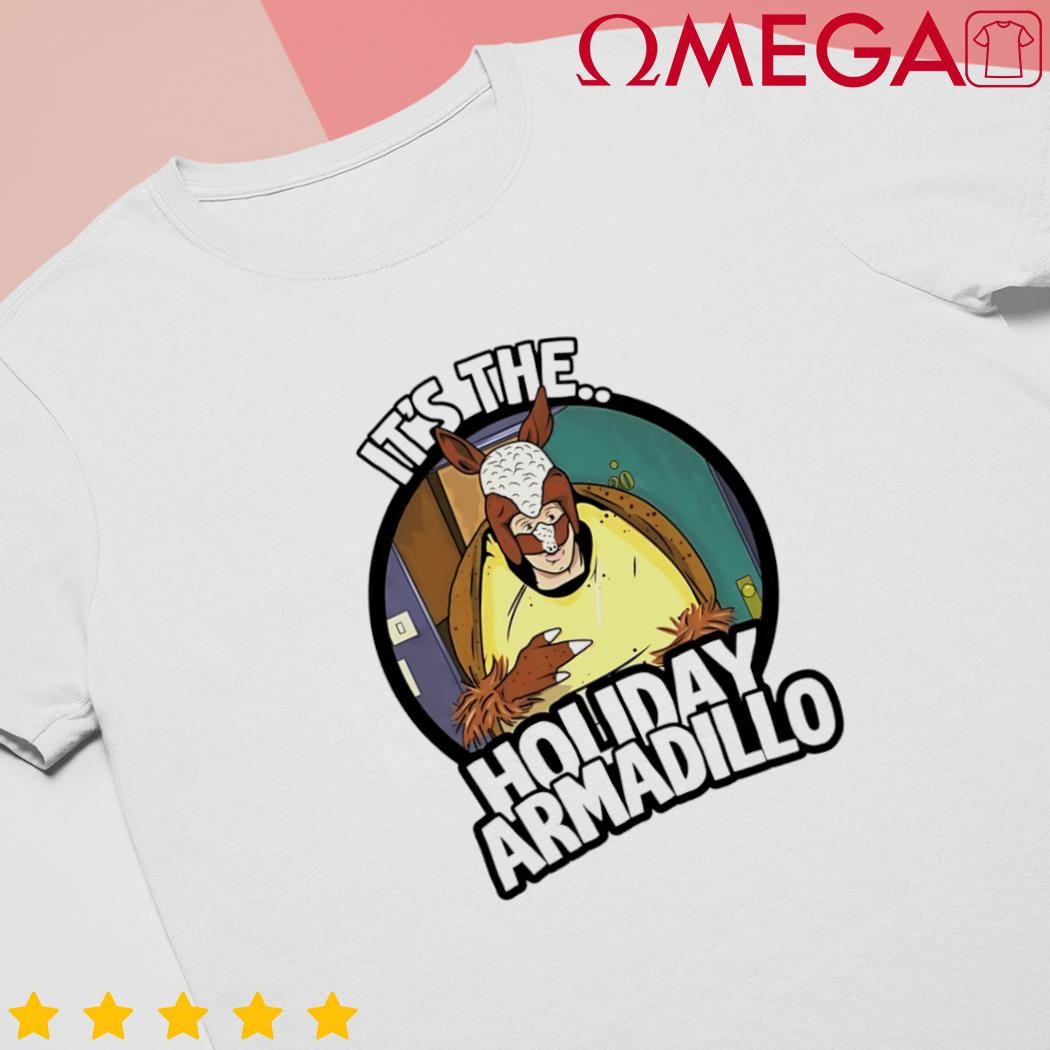 Holiday Armadillo Cartoon t-shirt