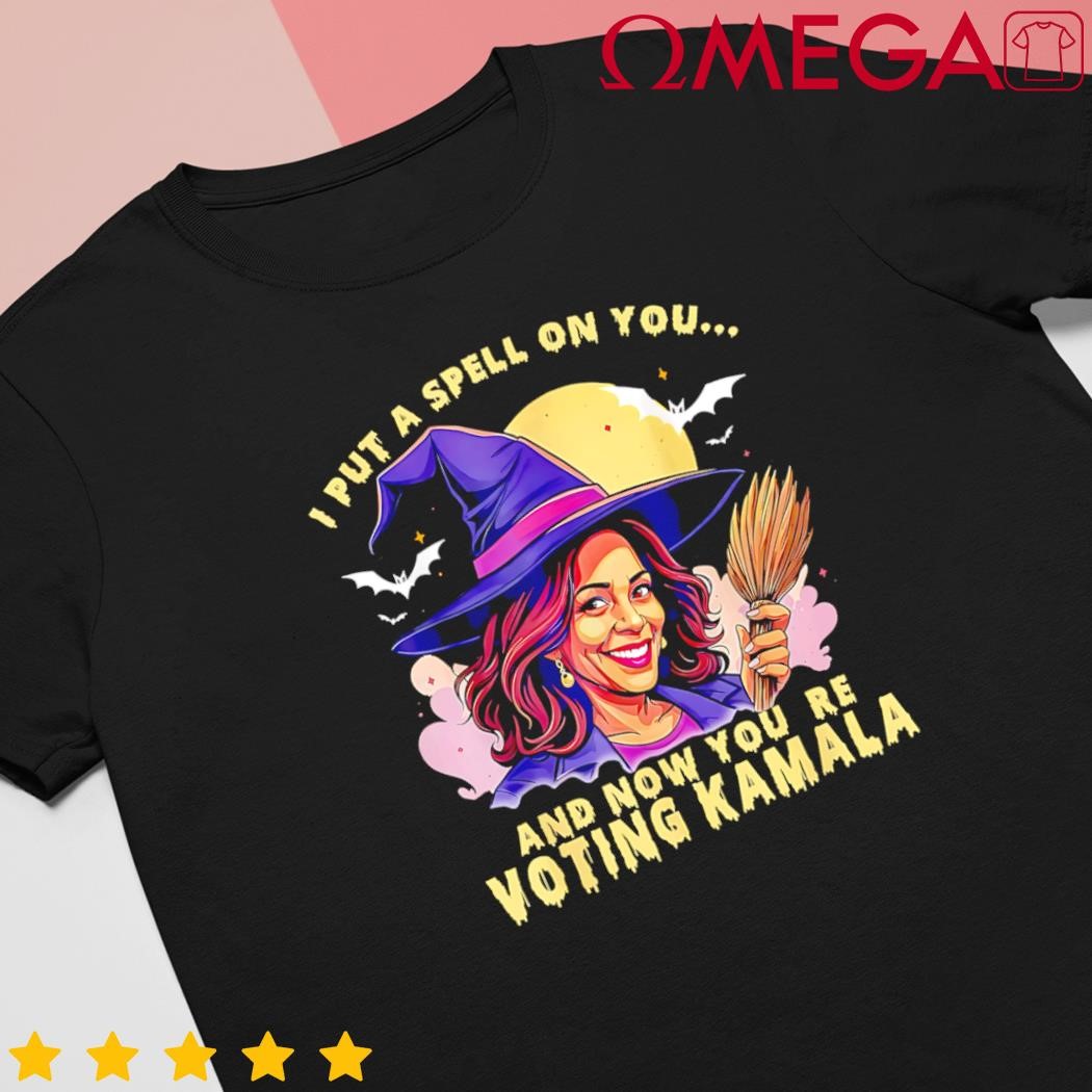 I put a spell on you and now youre voting Kamala Harris Kamalaween shirt