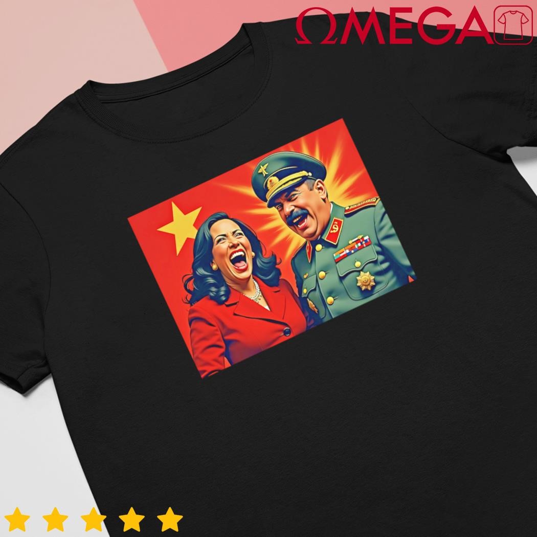 Kamala Harris and Joseph Stalin photo shirt