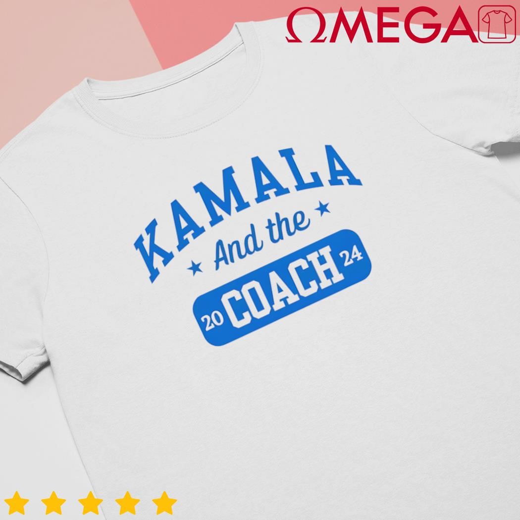 Kamala and the coach baseball font Harris Walz Waltz 2024 shirt