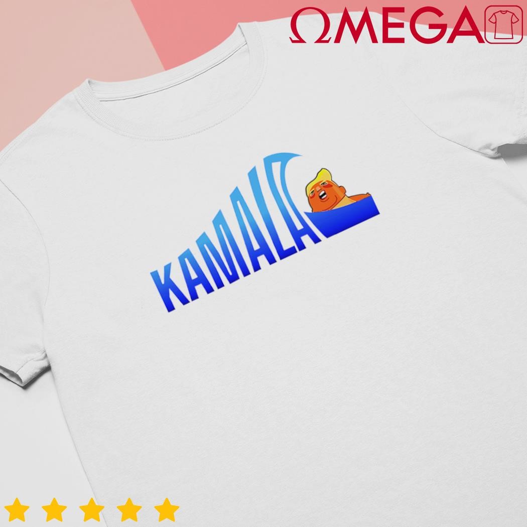 Kamala blue wave over Trump Harris for president shirt