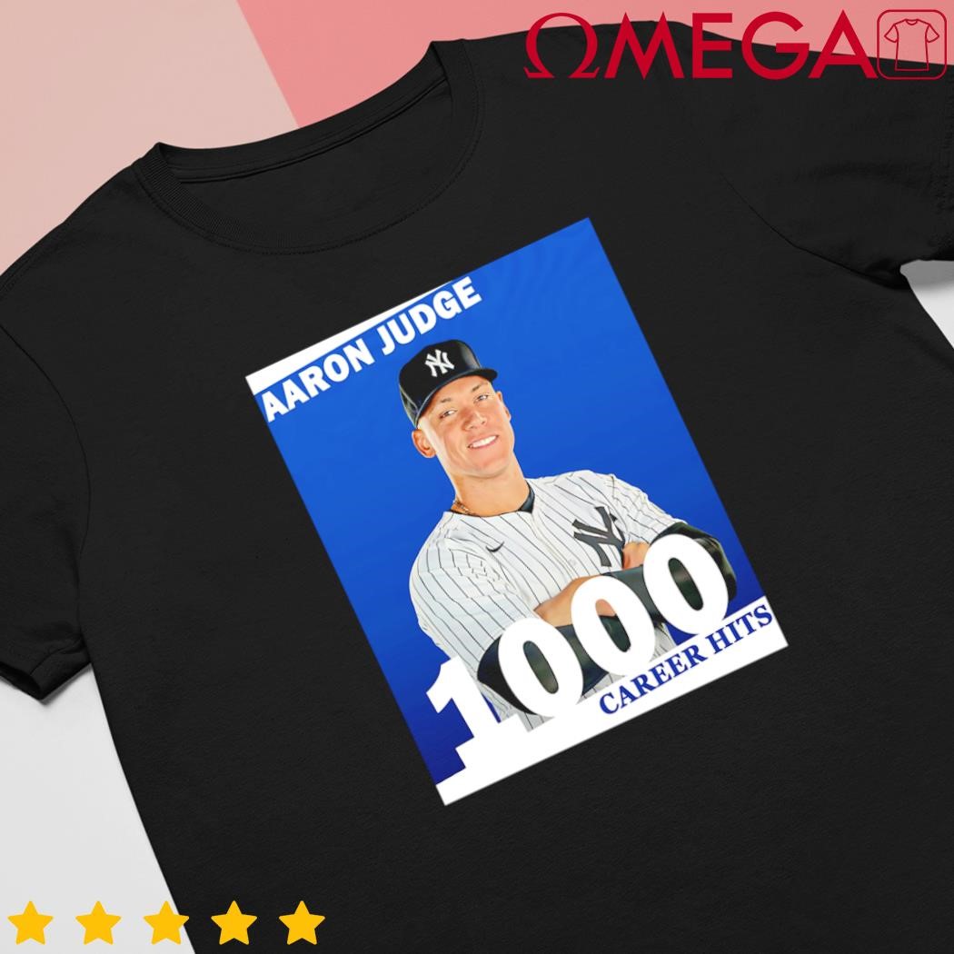 New York Yankees Aaron Judge 1000 career hits shirt