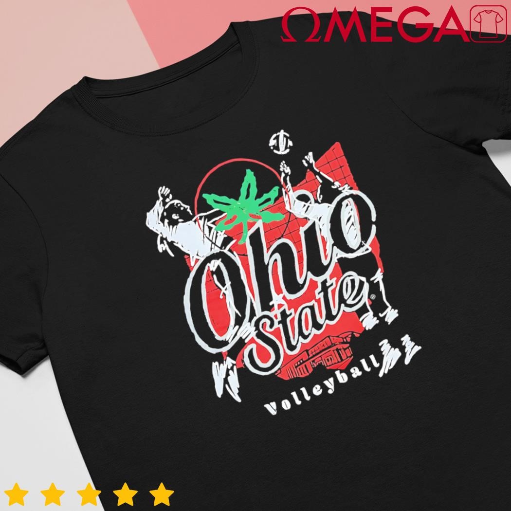 Ohio State Womens Volleyball sketch map shirt