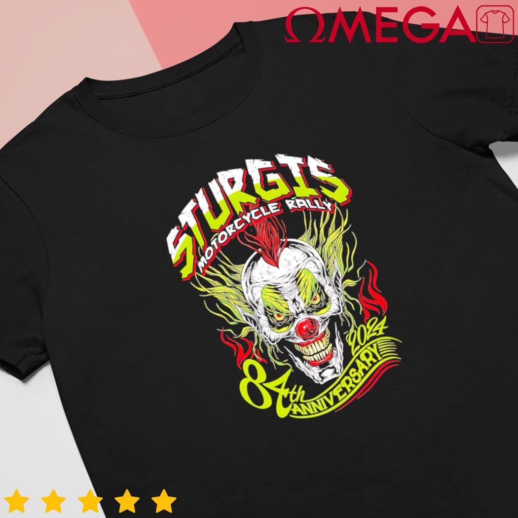 Sturgis Motorcycle Rally Clown Skull shirt