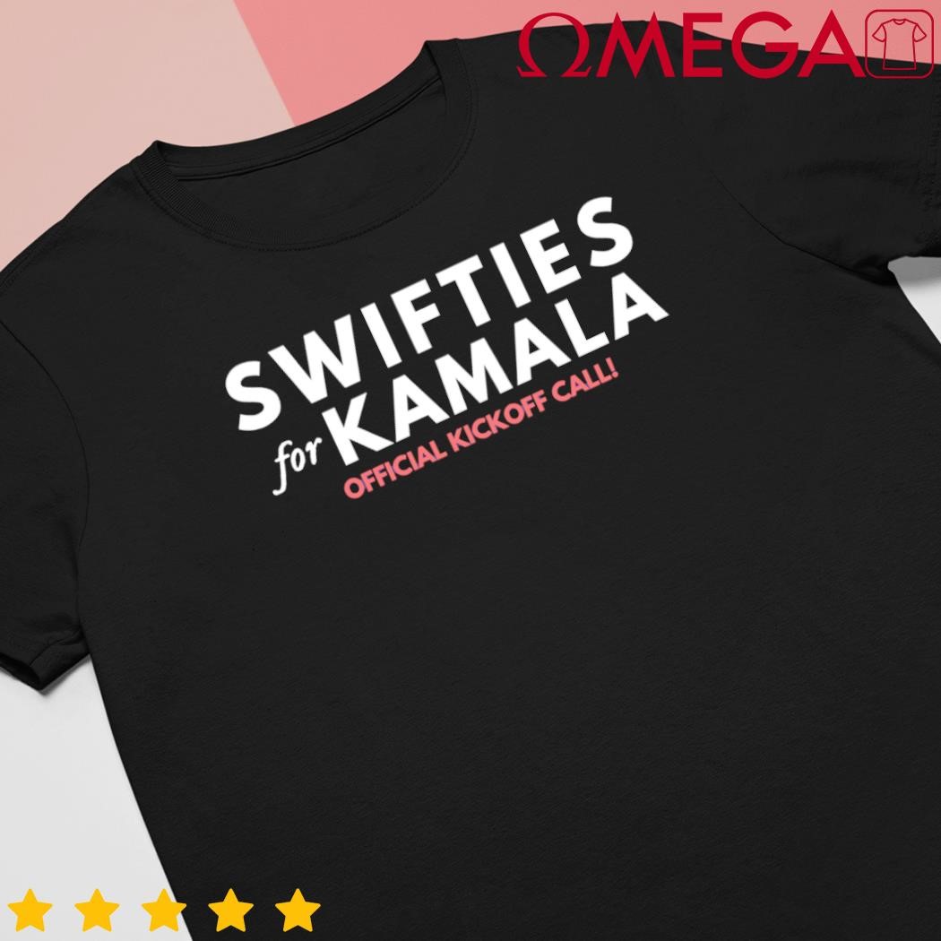 Swifties for Kamala offical kickoff call shirt