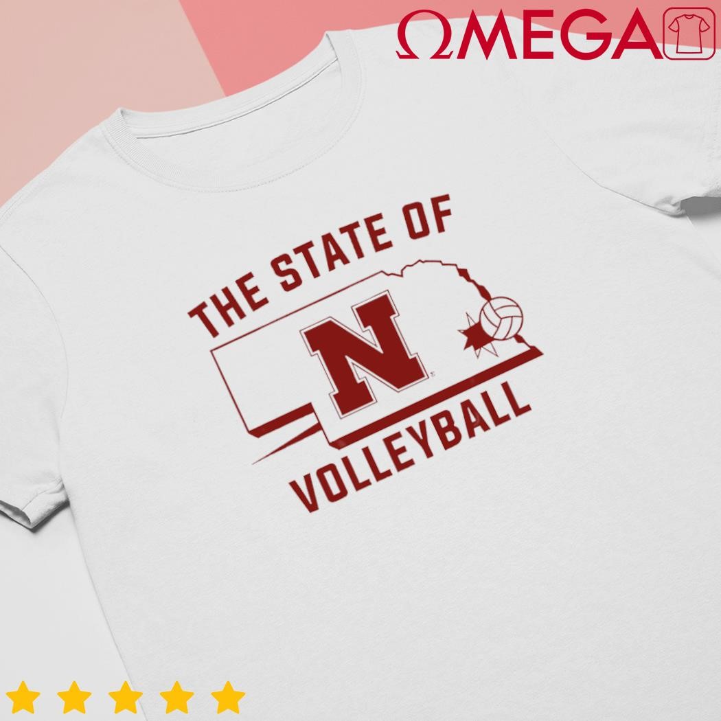 The State of Volleyball Nebraska tee