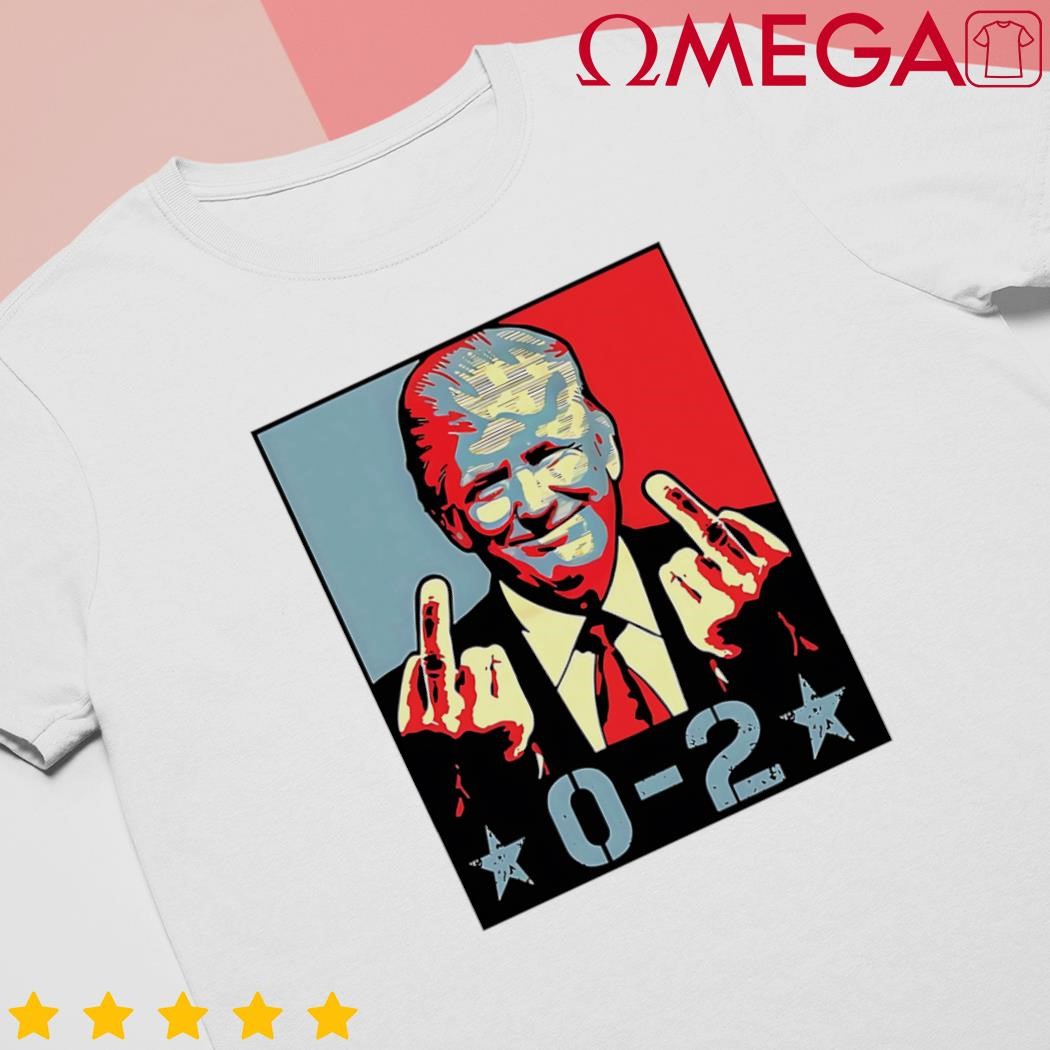 0 2 funny Trump 2024 Joe Biden Retro Post shirt